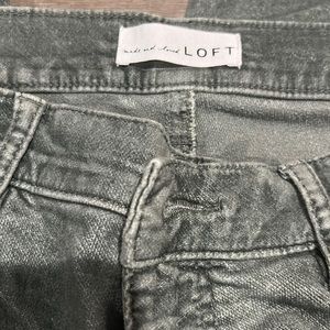 Loft mint green cotton rayan Jean